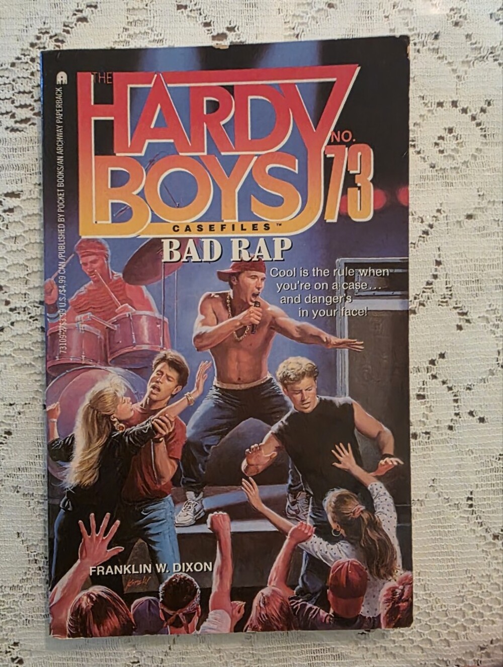 Hardy Boys Casefiles #73 Bad Rap Paperback Franklin W. Dixon